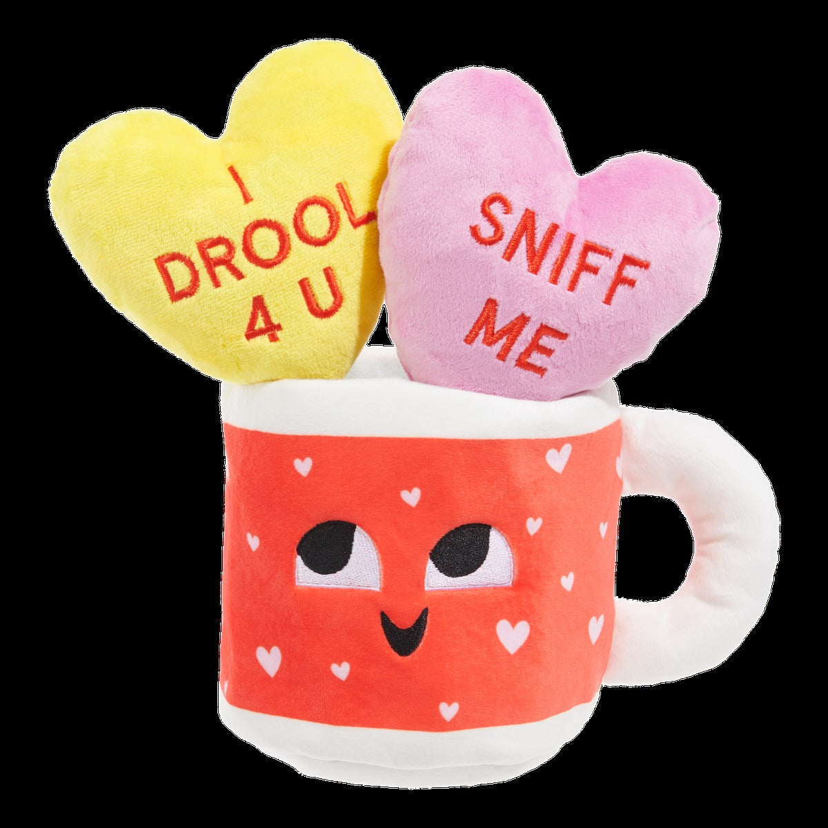 Mugs n' Kisses Plush Multi-Part + Enrichment Dog Toy