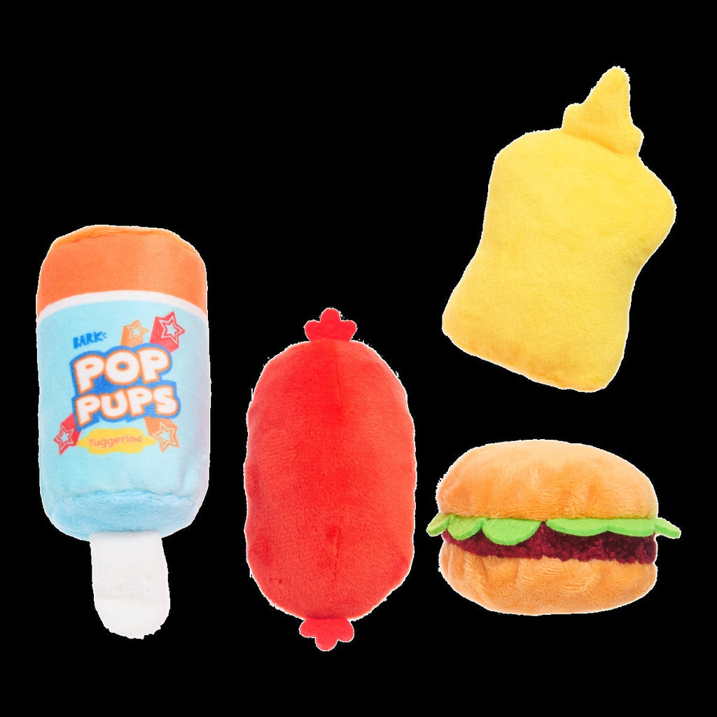 The Bark-B-Q Bunch Plush Multi-Part Dog Toy