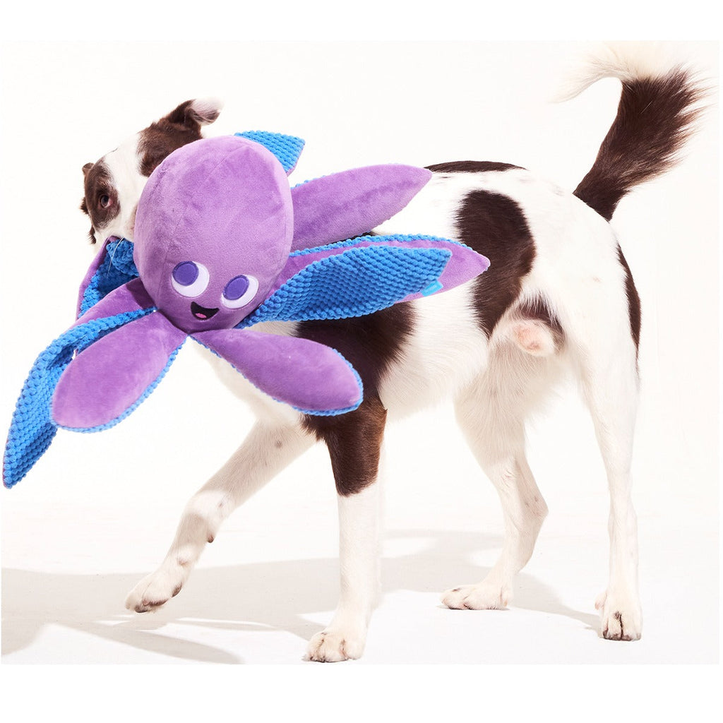 Mondo Ollie the Octopus Plush Tug + Extra-Large Dog Toy