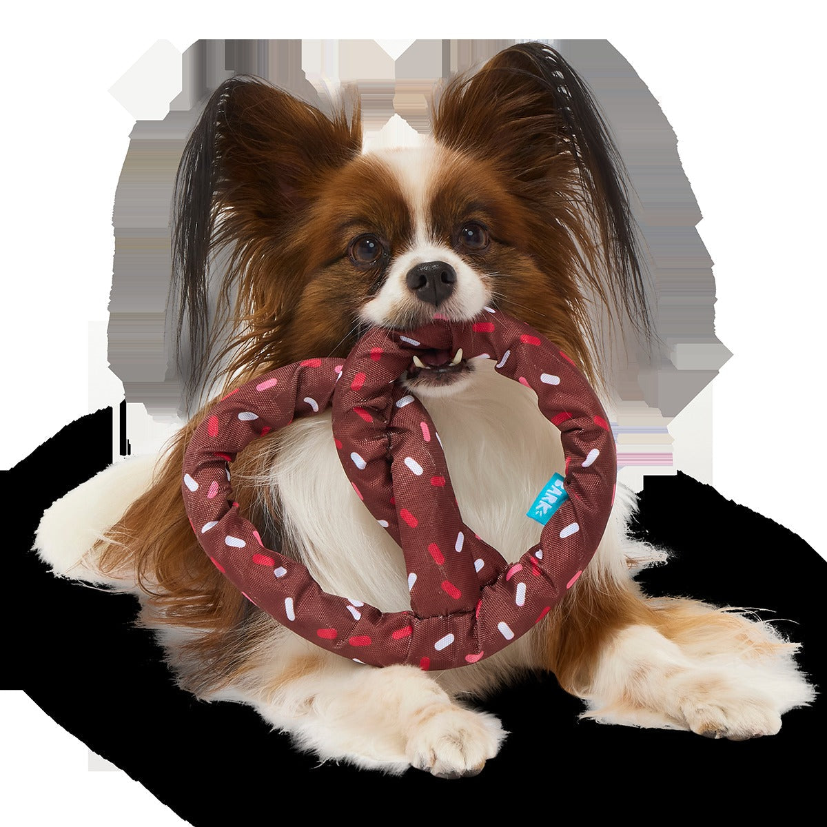 Chocolick Pretzel Plush Extra-Large + Tug Dog Toy
