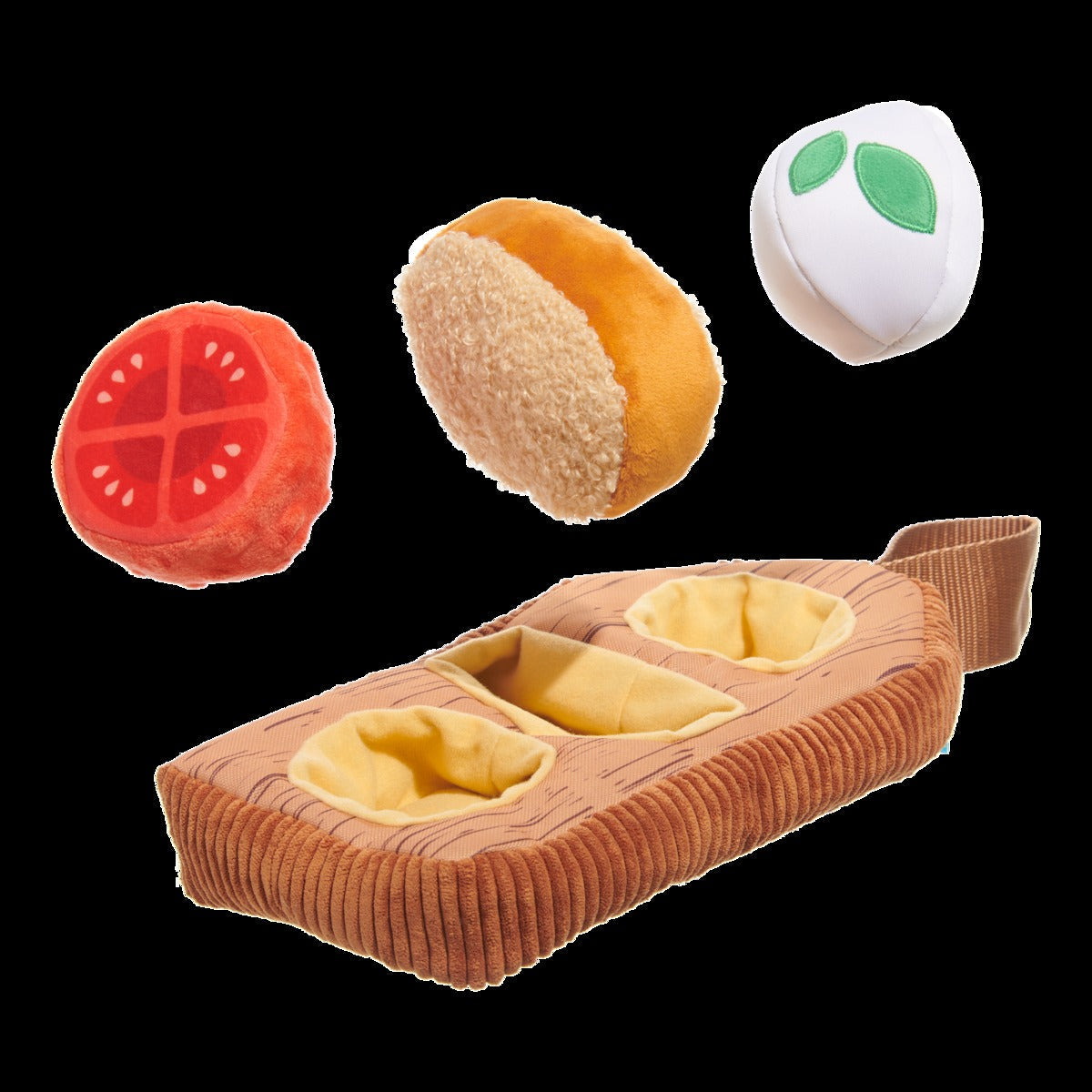Antipawsto Board Plush Multi-Part + Enrichment Dog Toy