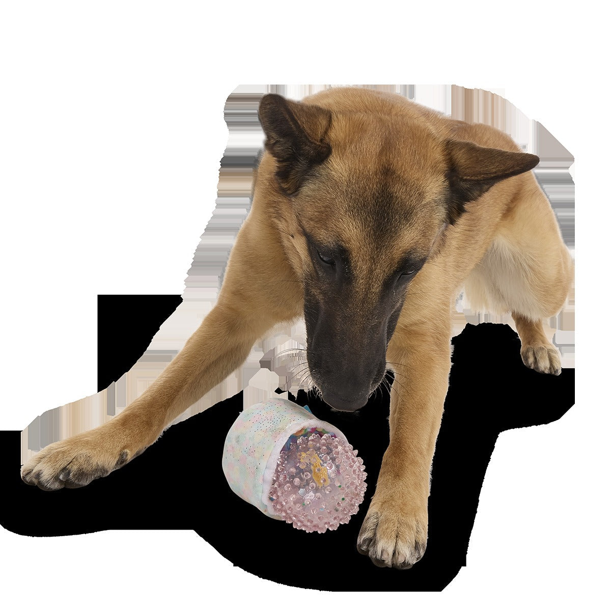 Yippin’ Spots Plush Multi-Part + Fetch + Enrichment Dog Toy