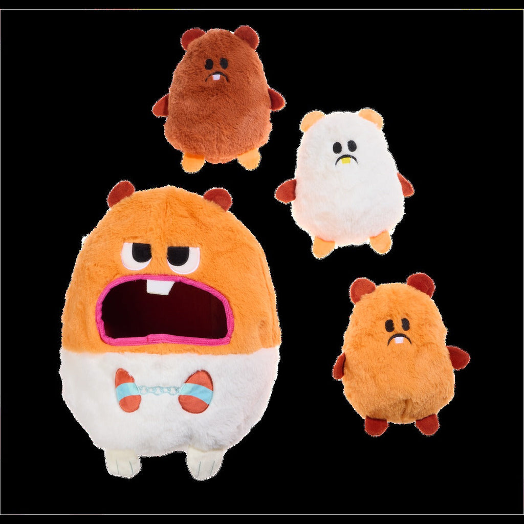 Hannibal Hamster Plush Extra-Large + Multi-Part + Enrichment Dog Toy