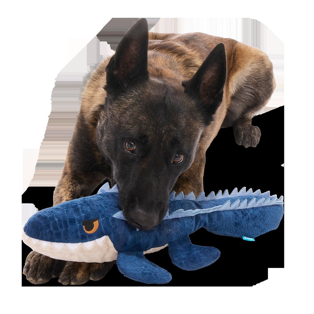Mosasaurus Plush 2-in-1 + Tug Dog Toy