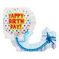 Yappy Birthday Balloon Plush Tug Dog Toy