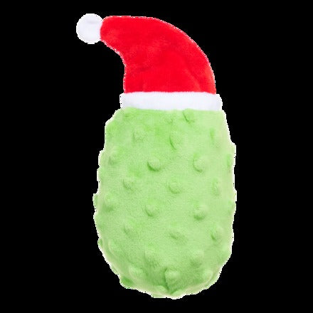 Pickle Claus Plush Tug Dog Toy
