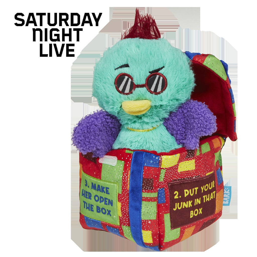 Saturday Night Live: Duck in A Box Plush Multi-Part + Enrichment Dog Toy