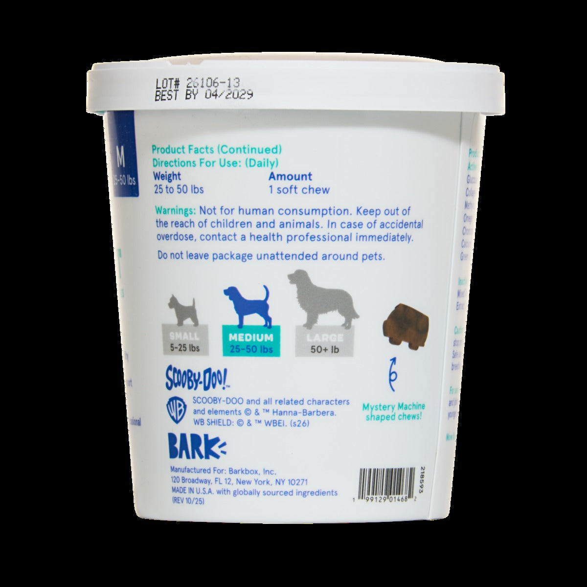 Scooby-DooTM Hip & Joint Dog Treat Supplements, 30 Ct