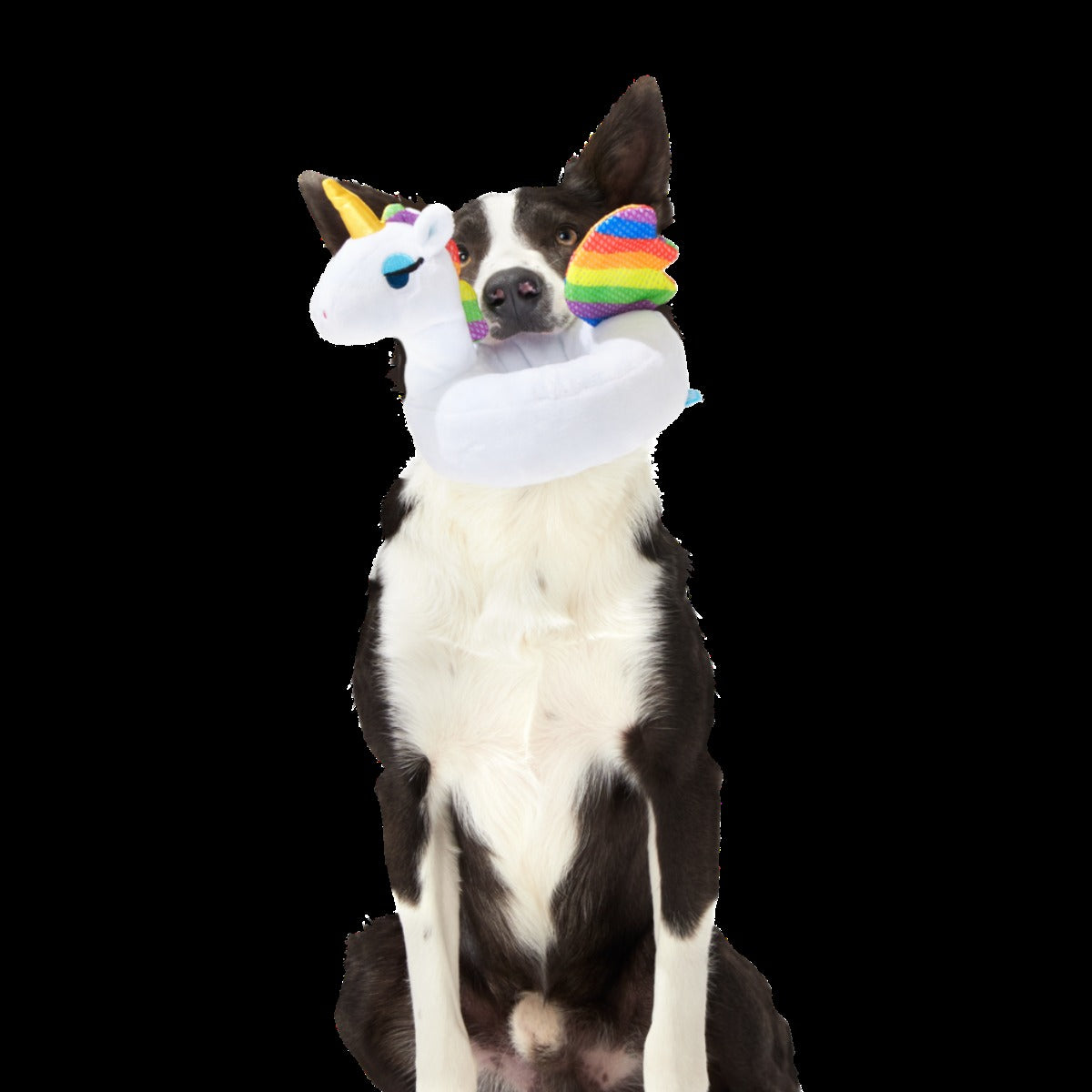 Tina the Tubular Unicorn Plush Tug Dog Toy