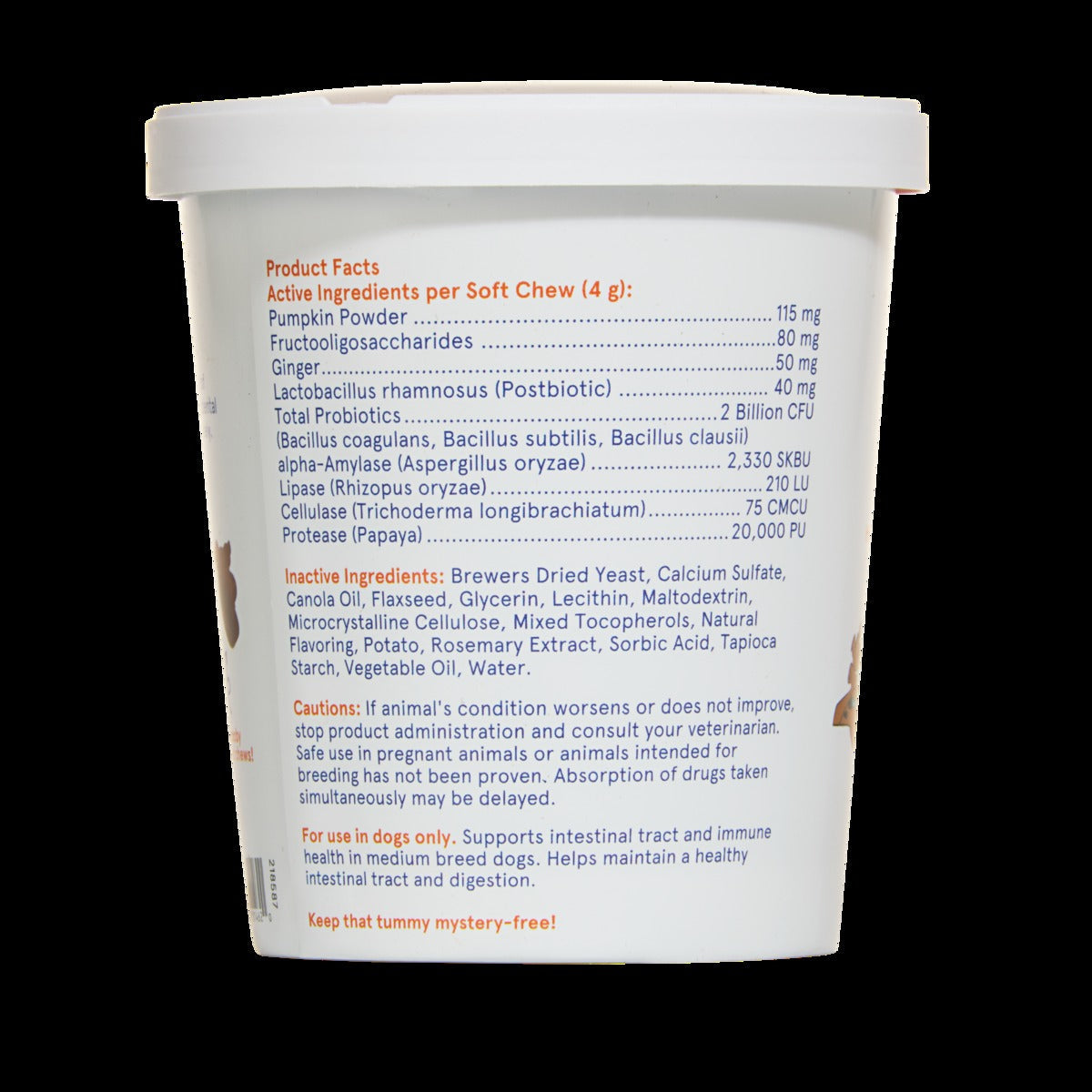Scooby-DooTM Digestive Dog Treat Supplements, 30 Ct