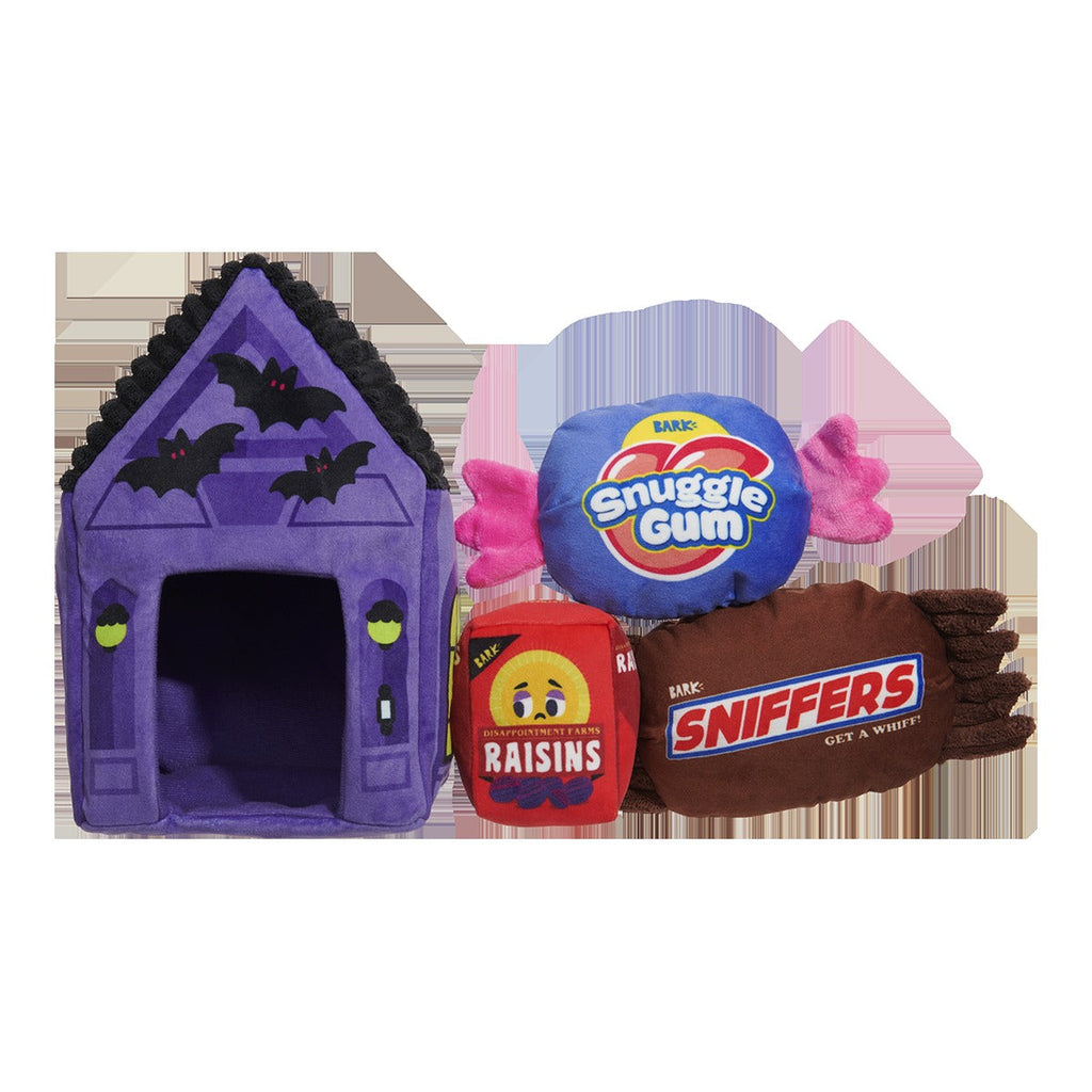 Squeak Street Trick-or-Treat Plush Multi-Part Dog Toy