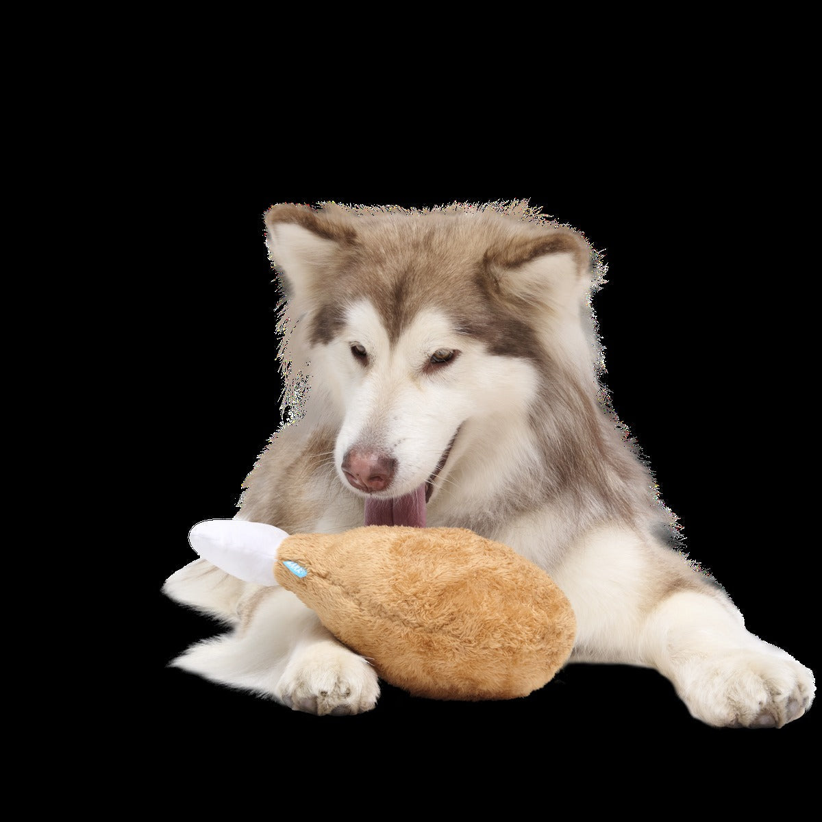 Mammoth Drumstick Plush Extra-Large Dog Toy