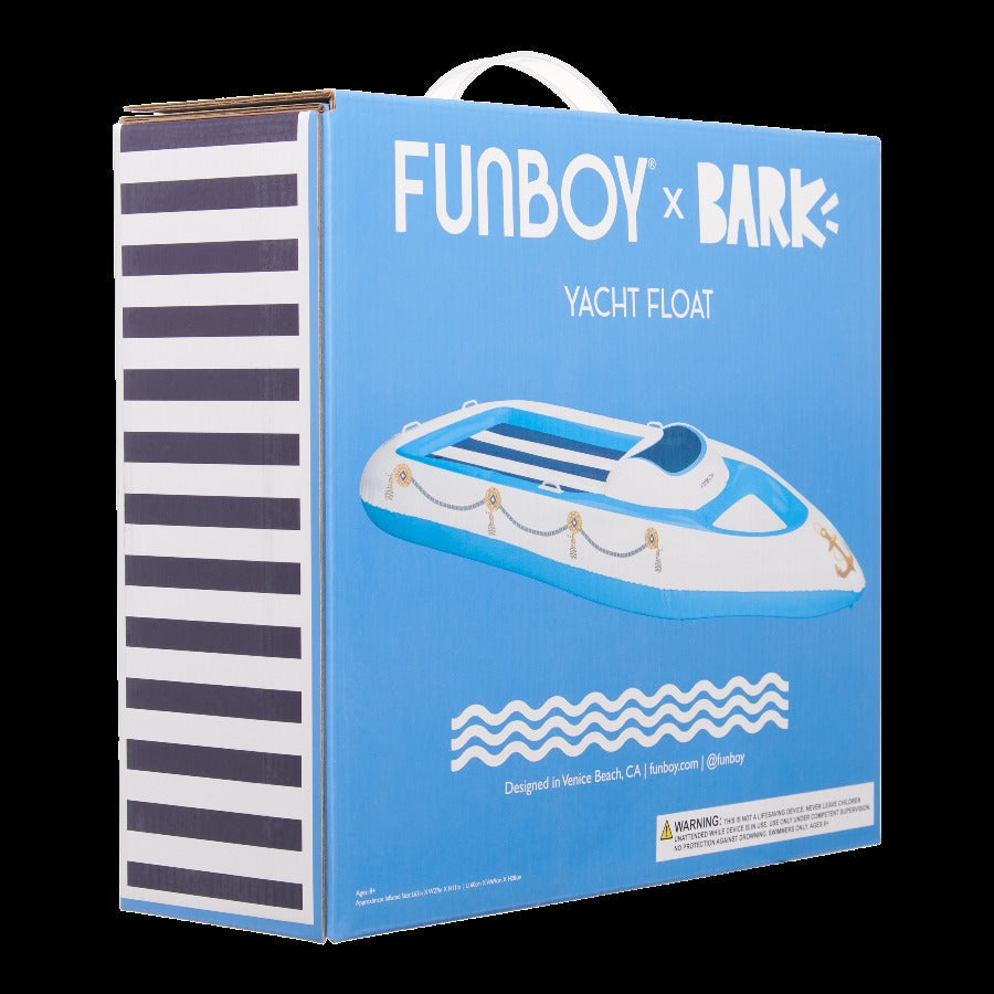Funboy x BARK Dog Yacht Pool Float