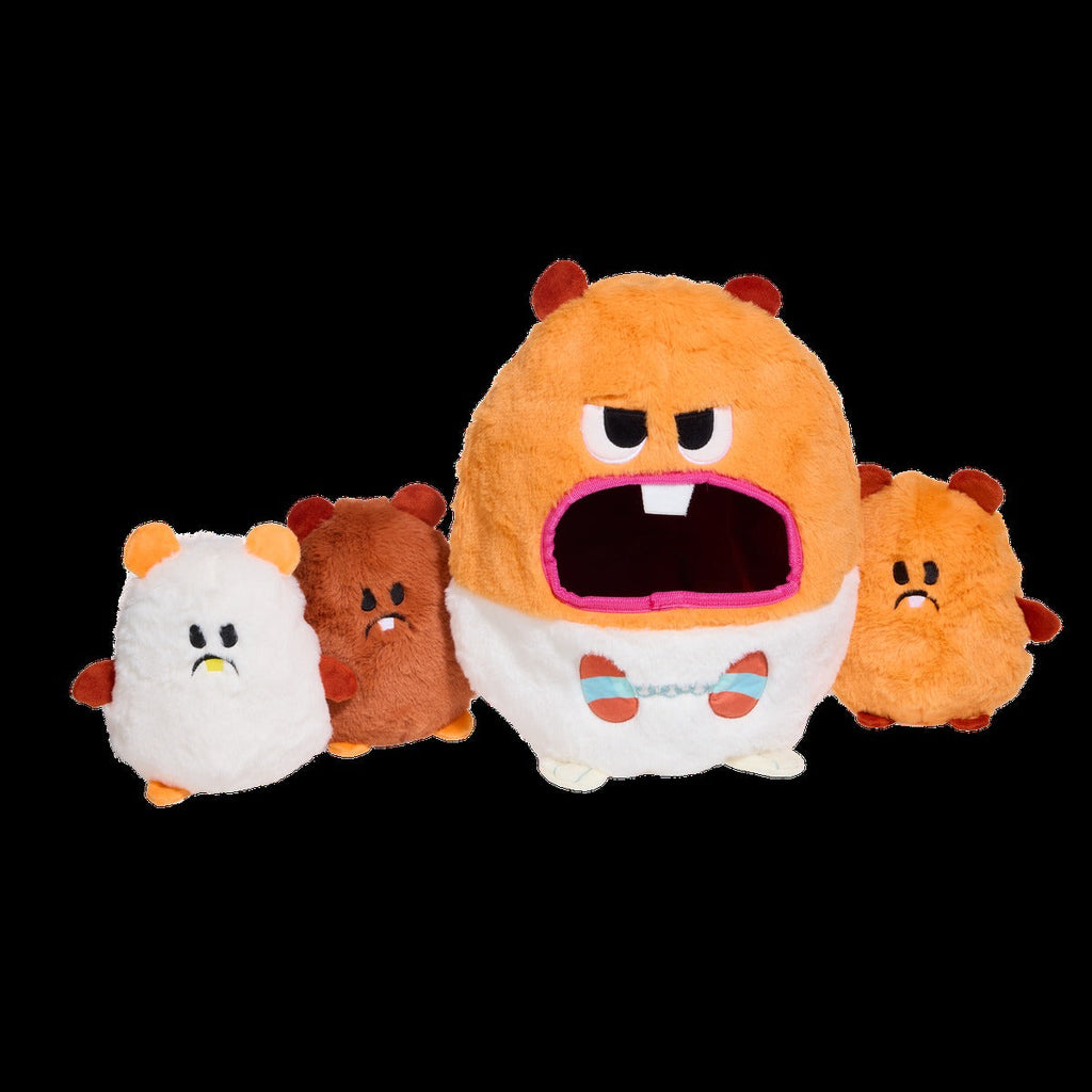 Hannibal Hamster Plush Extra-Large + Multi-Part + Enrichment Dog Toy