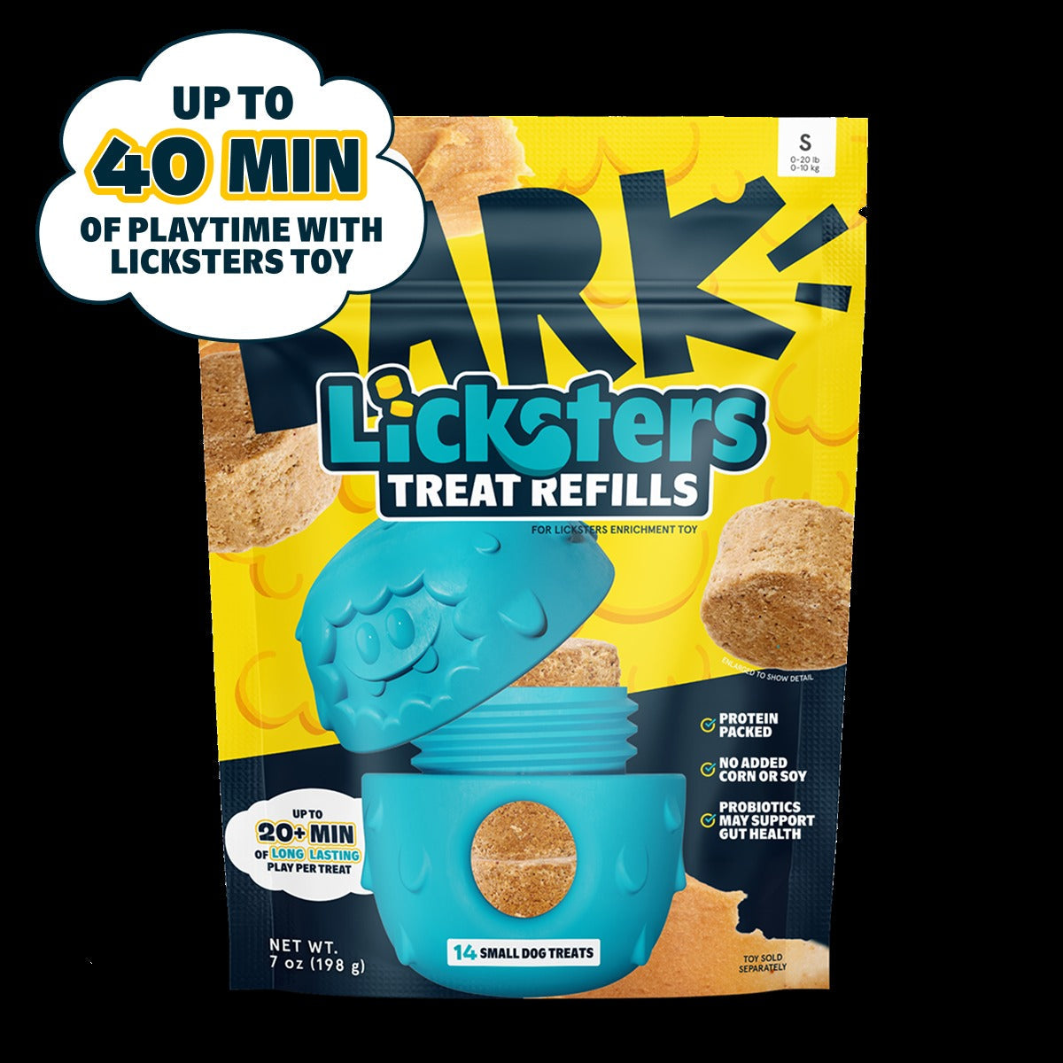 Licksters Treat Peanut Butter + Beef Treats 7 oz Refill