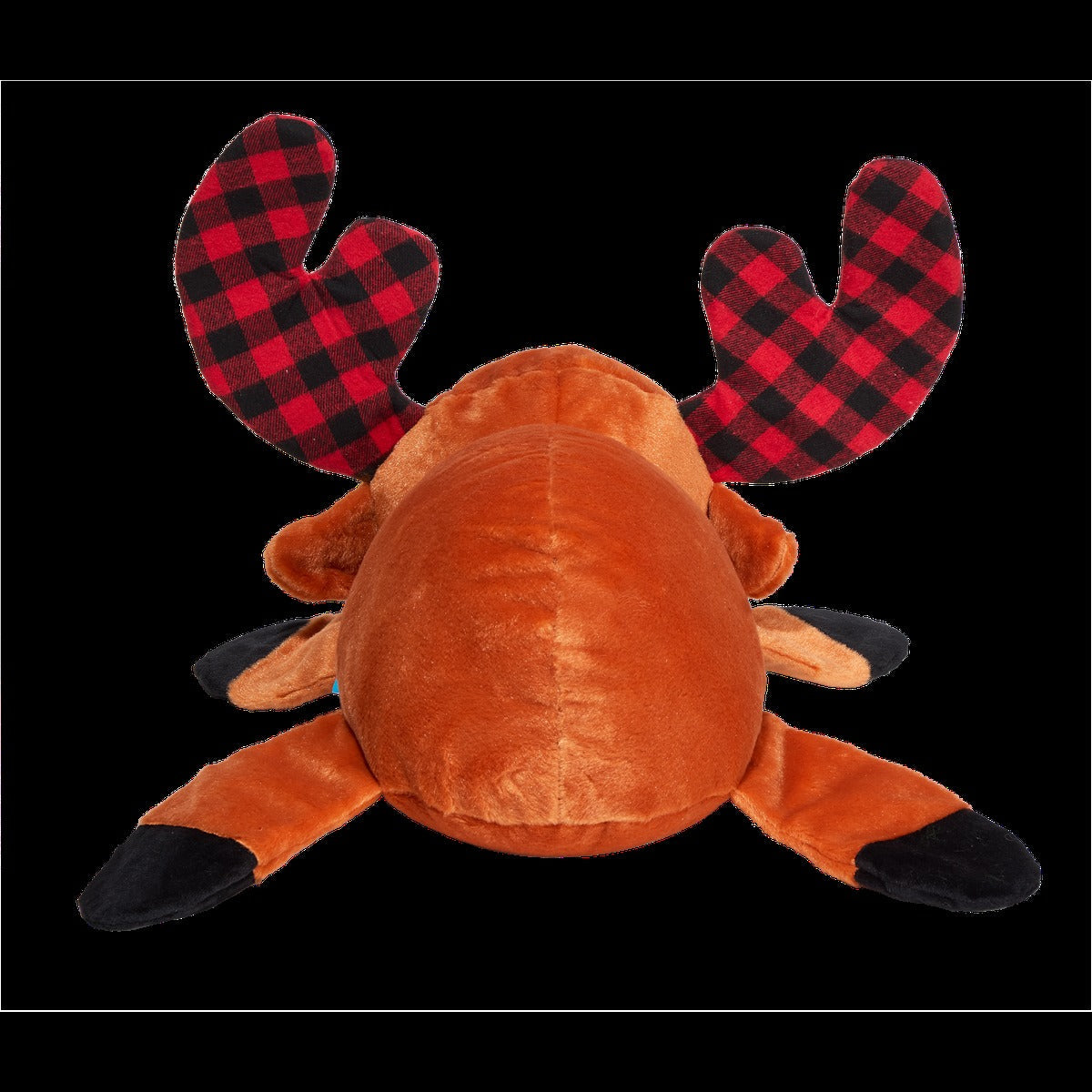Buffalo Plaid Blitzen Plush Extra-Large + Tug Dog Toy