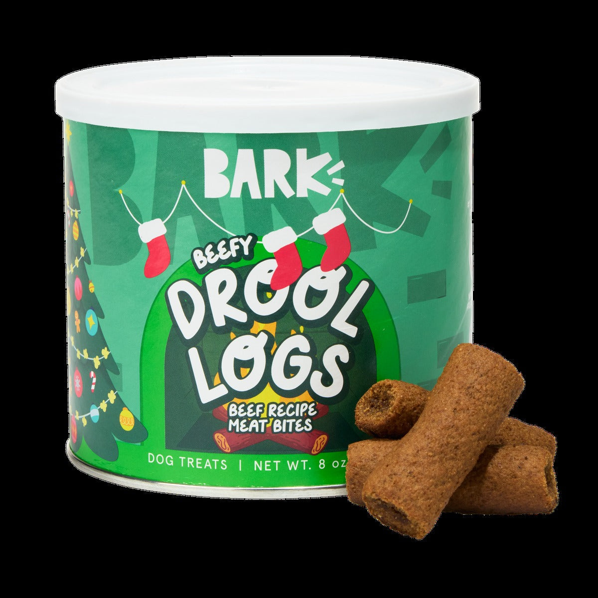 Drool Logs Beef Recipe Dog Treats, 8 oz