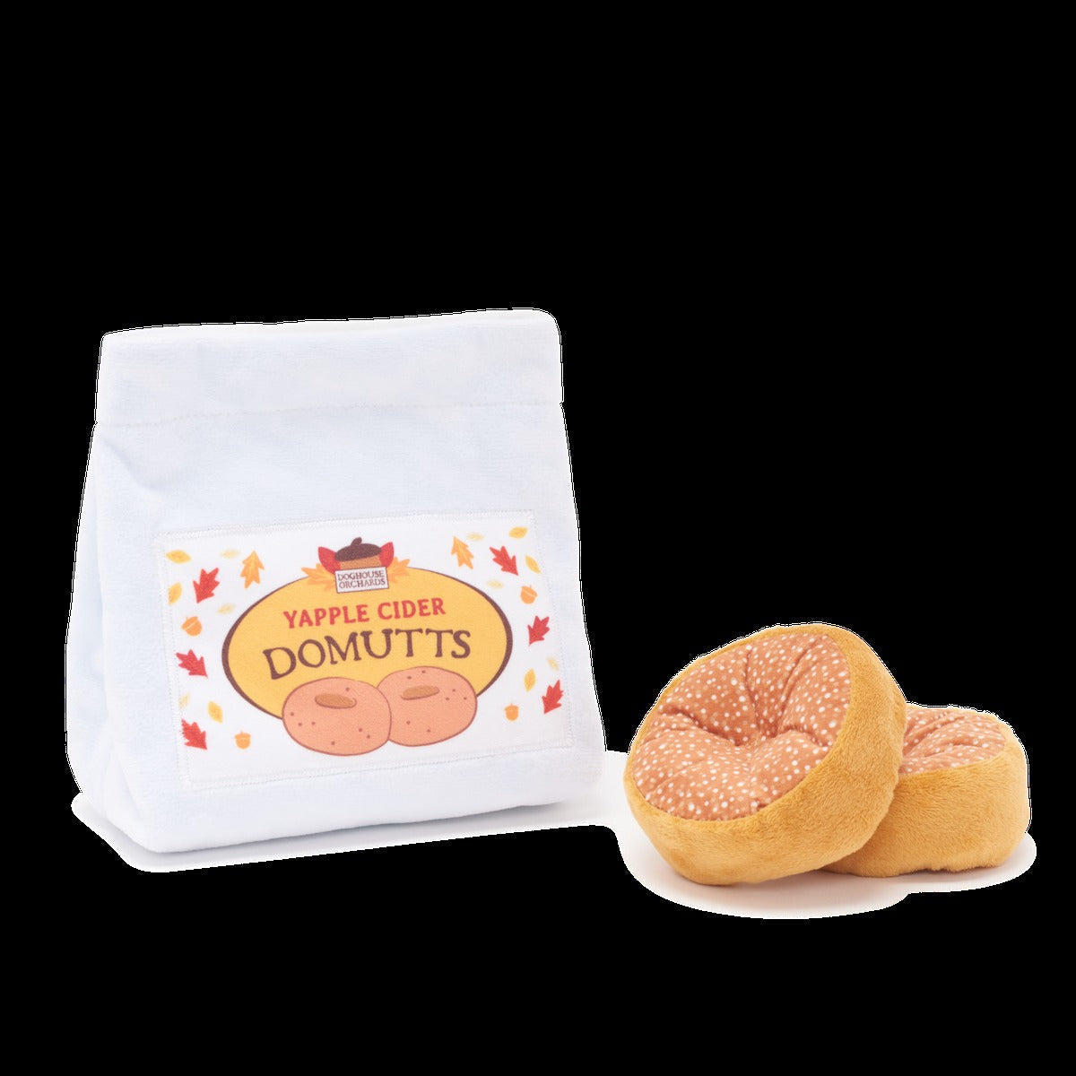 Apple Cider Domutts Plush Multi-Part + Enrichment Dog Toy