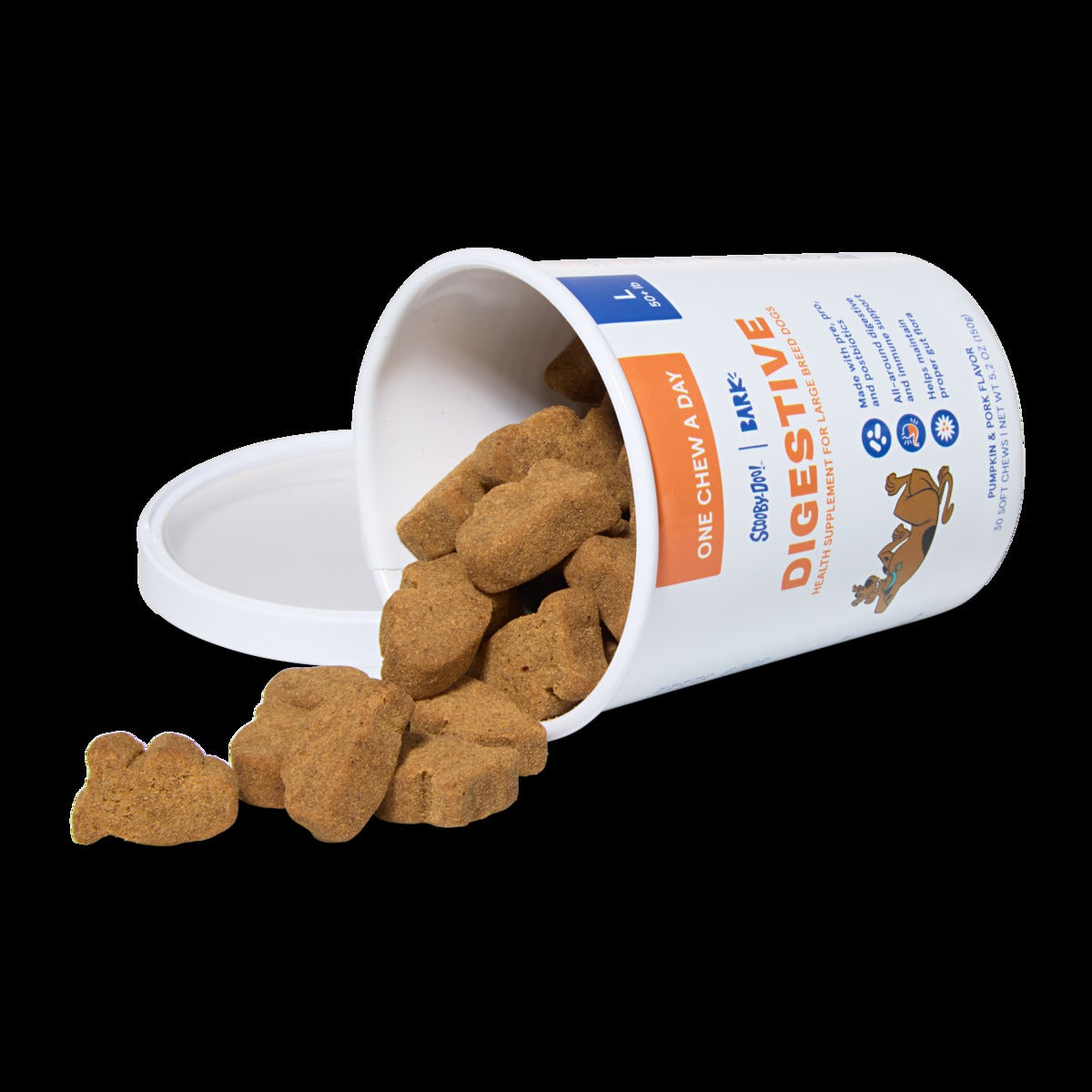 Scooby-DooTM Digestive Dog Treat Supplements, 30 Ct