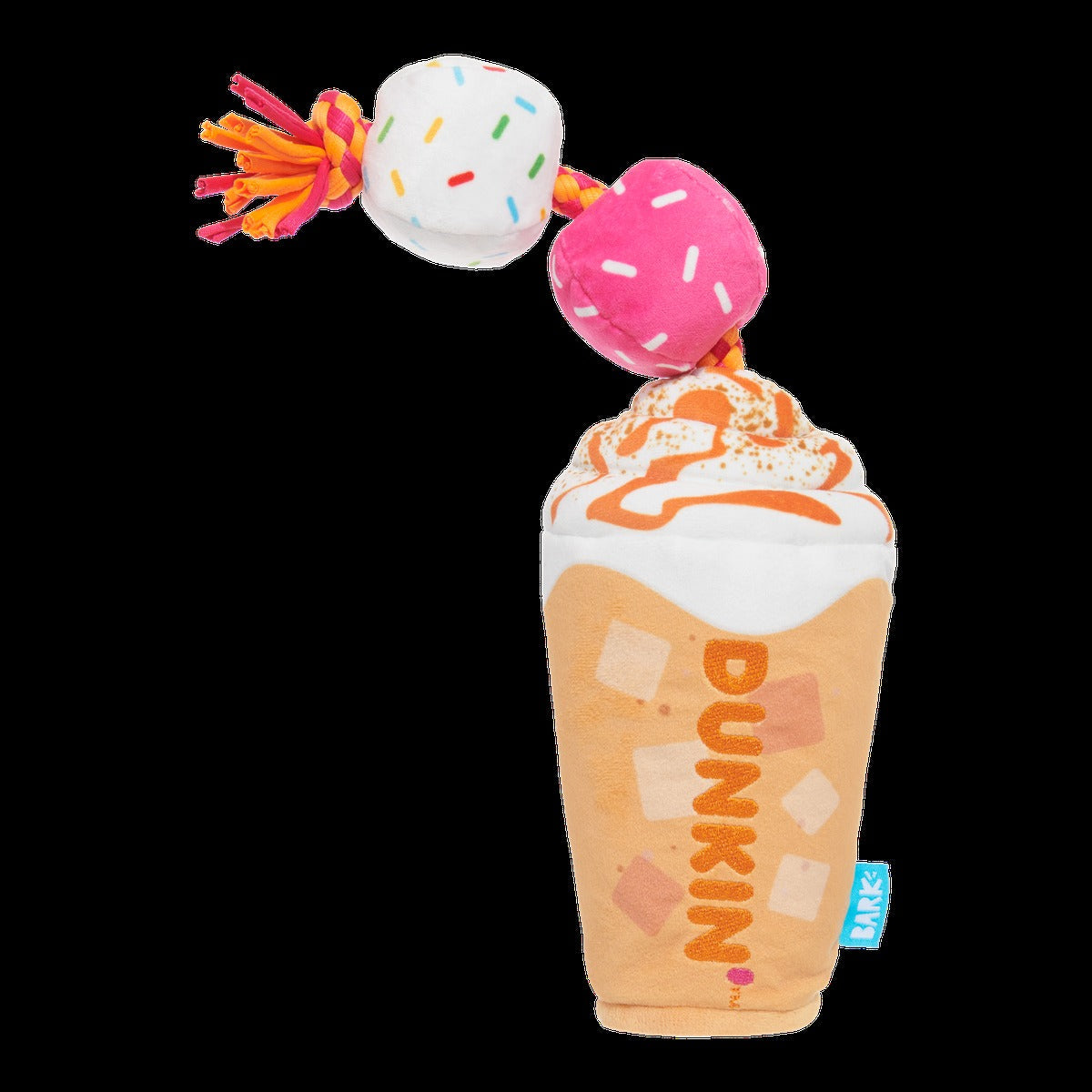 Dunkin'® Pumpkin Signature Latte Plush Tug Dog Toy