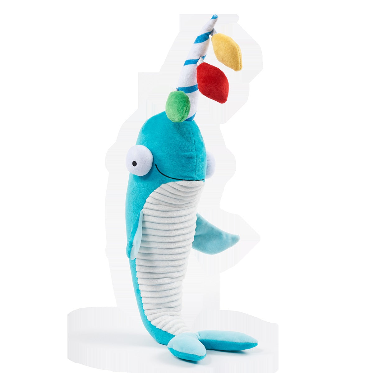 Deck the Narwhal Plush XXL Tug Dog Toy
