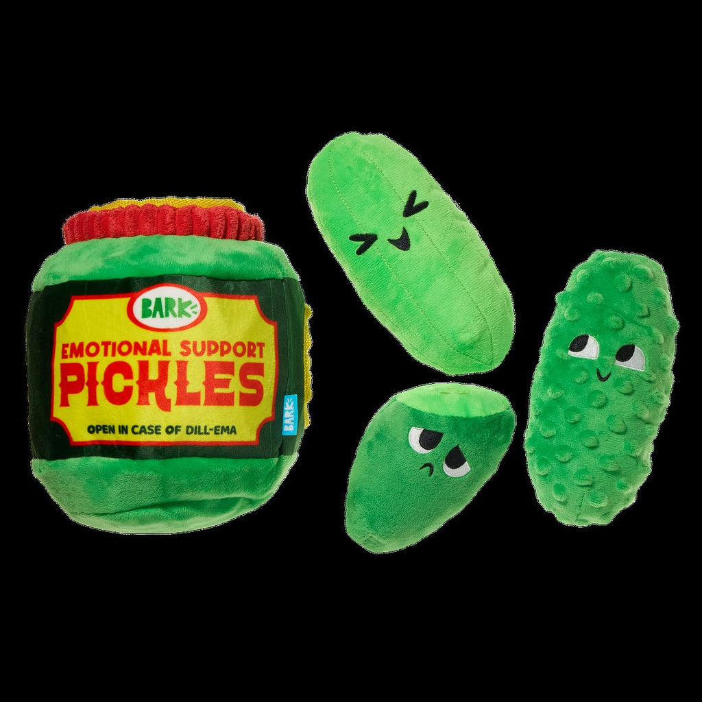 Dill-emma Squad Pickle Plush Extra-Large + Multi-Part Dog Toy