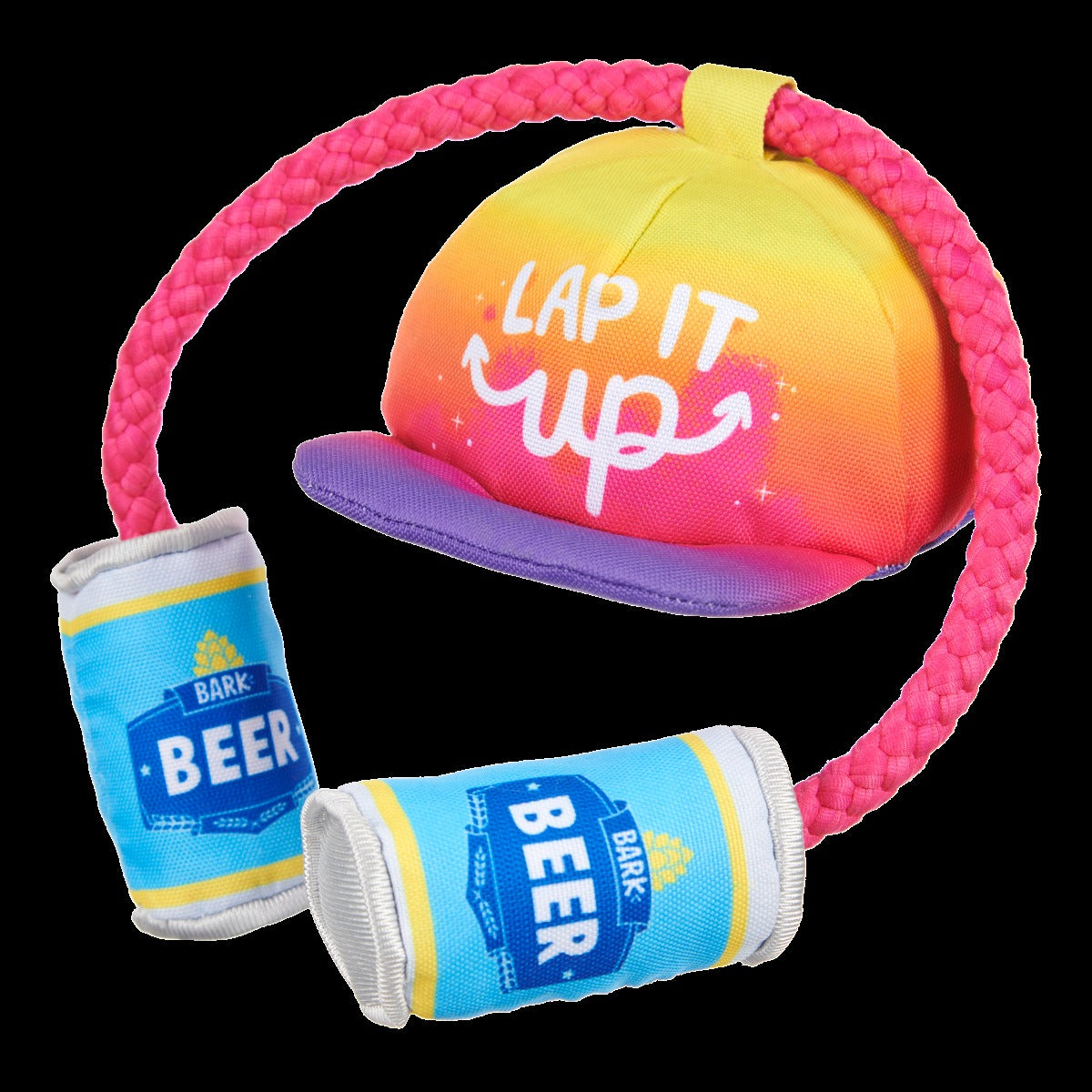 Chug n' Tug Hat Plush Dog Toy