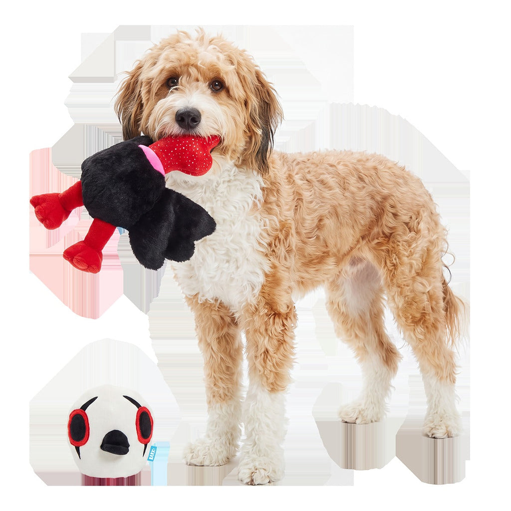 Murder Bird Plush Multi-Part + Tug Dog Toy