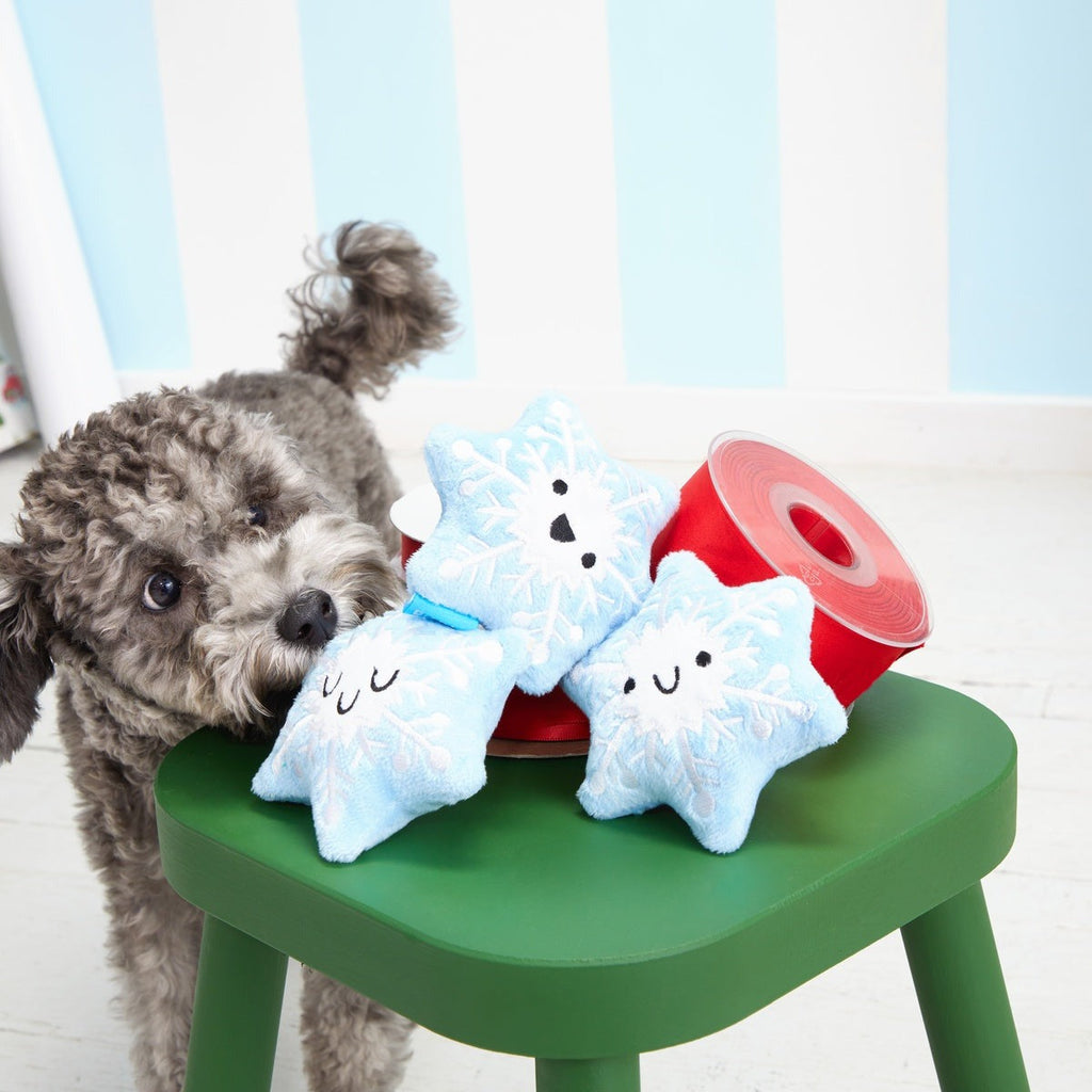 Crystal, Krystle & Cristal Plush Multi-Part Dog Toy