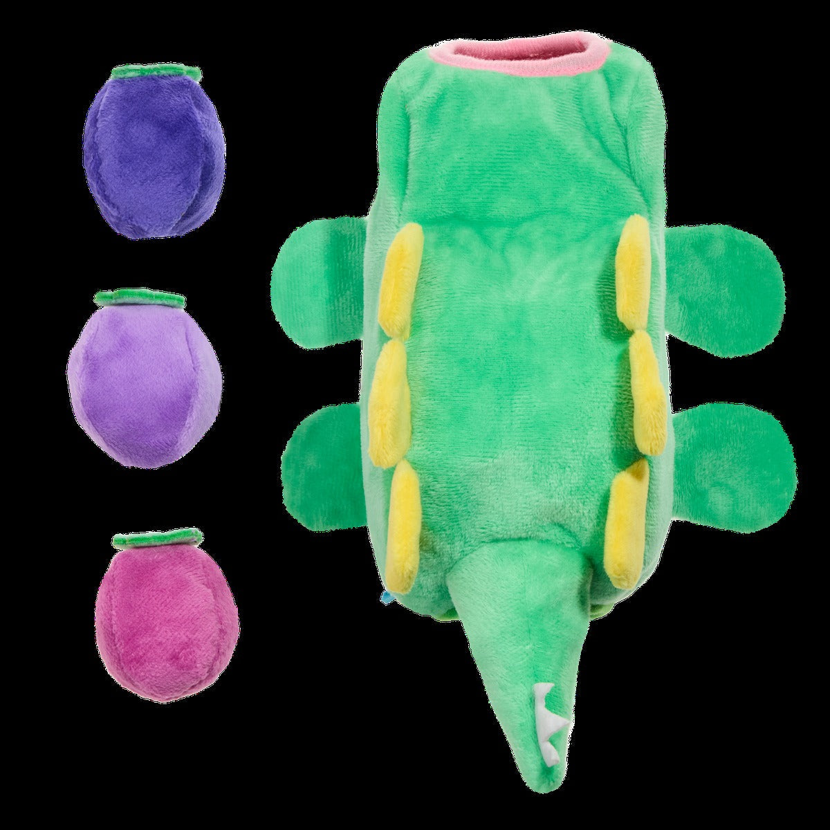 Berry Hungry Bernard Plush Multi-Part + Enrichment Dog Toy