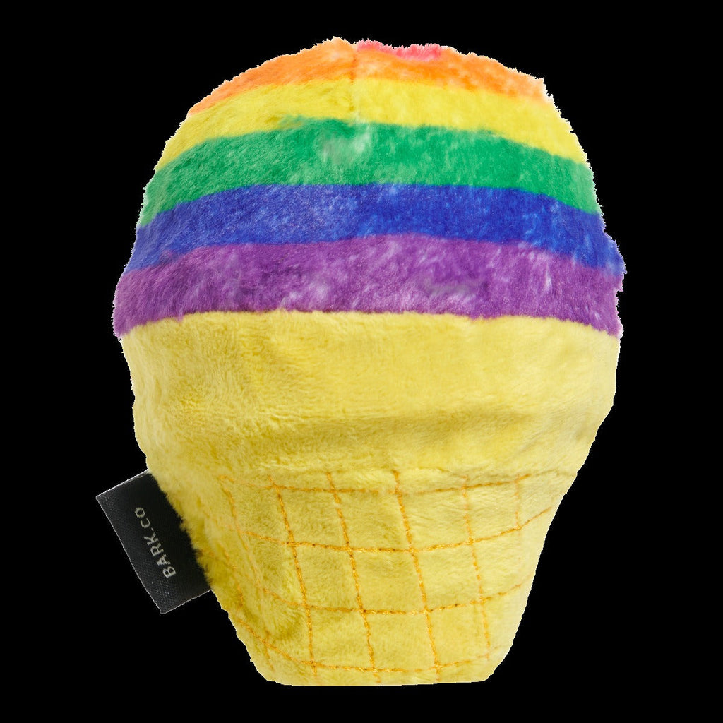 Rainbow-wow Sherbert Super Chewer Durable 2-in-1 + Enrichment Dog Toy