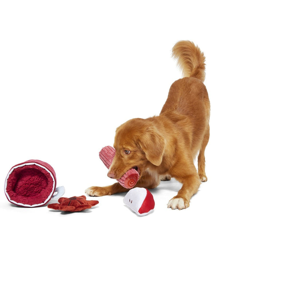 Mulled Wine Plush Tug Dog Toy