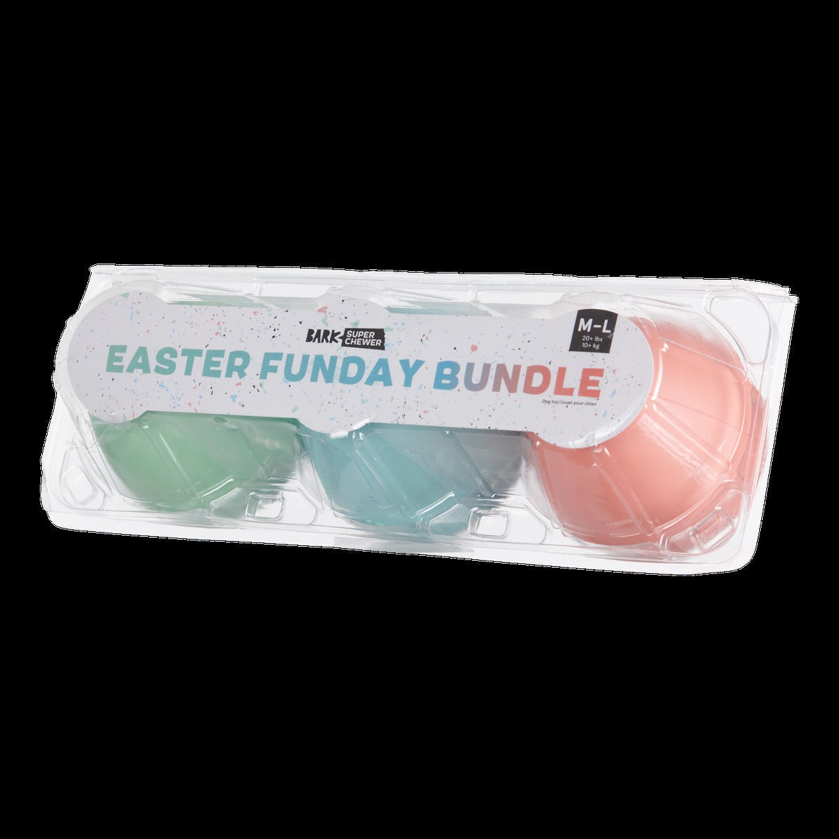 Easter Funday Bundle Super Chewer Durable Multi-Part + Fetch Dog Toy