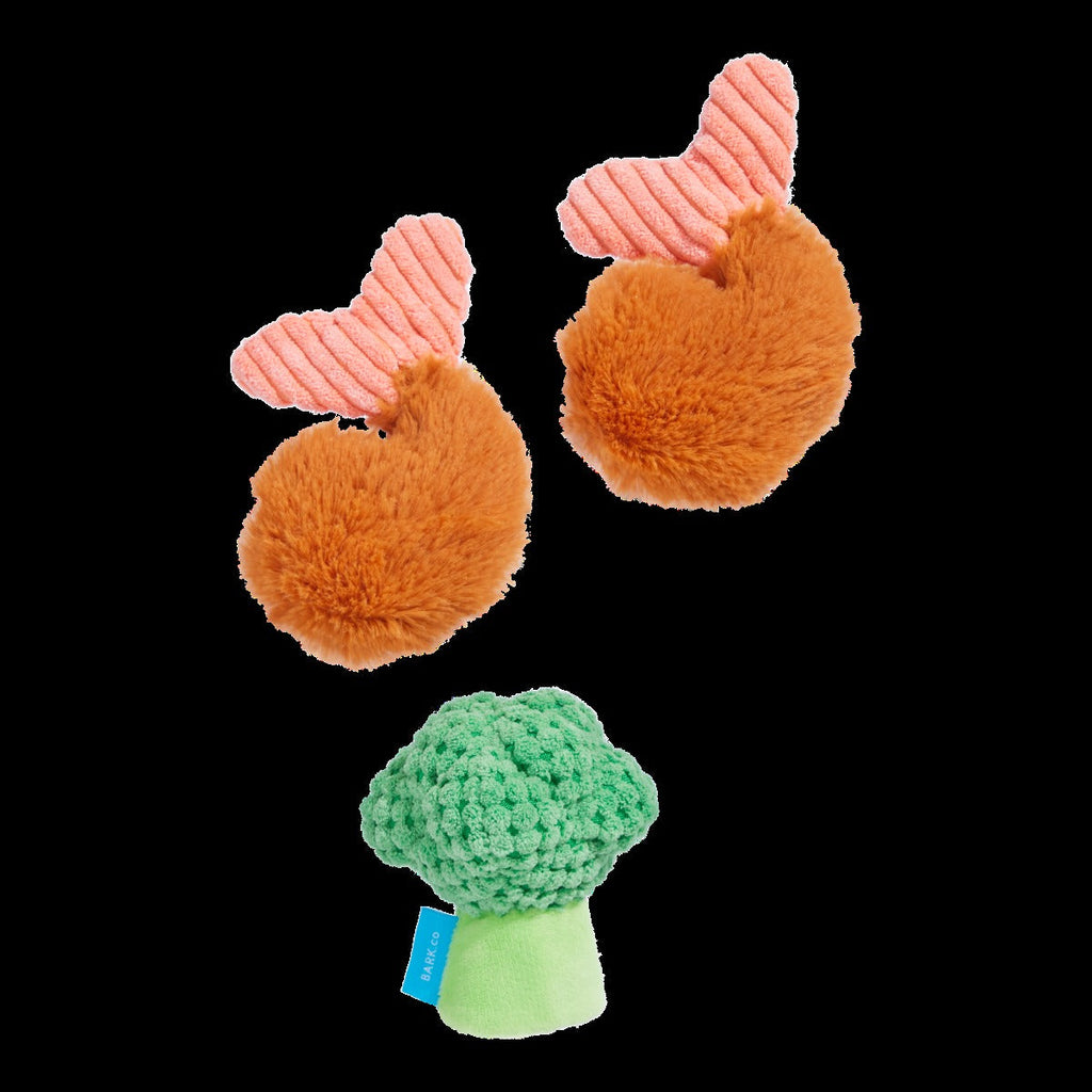 Sizzlin' Sea & Tree Sampletizer Plush Multi-Part + Enrichment Dog Toy