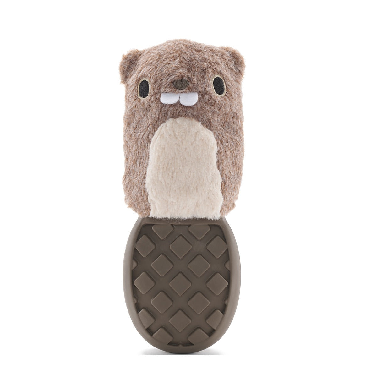 P.B. Beaver Super Chewer Durable 2-in-1 + Enrichment Dog Toy