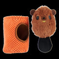 Bucktooth Chuck Plush Multi-Part + Enrichment Dog Toy