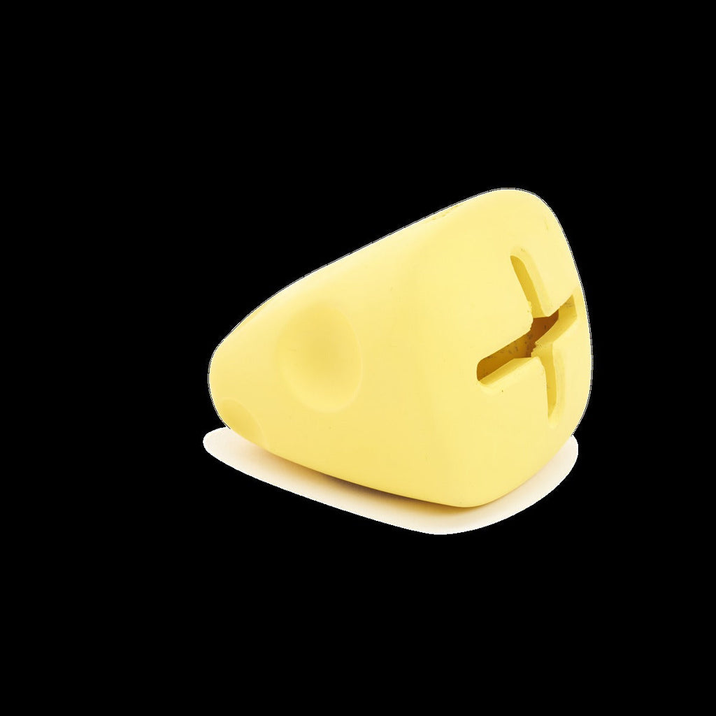 Cheese Super Chewer Durable Enrichment Dog Toy