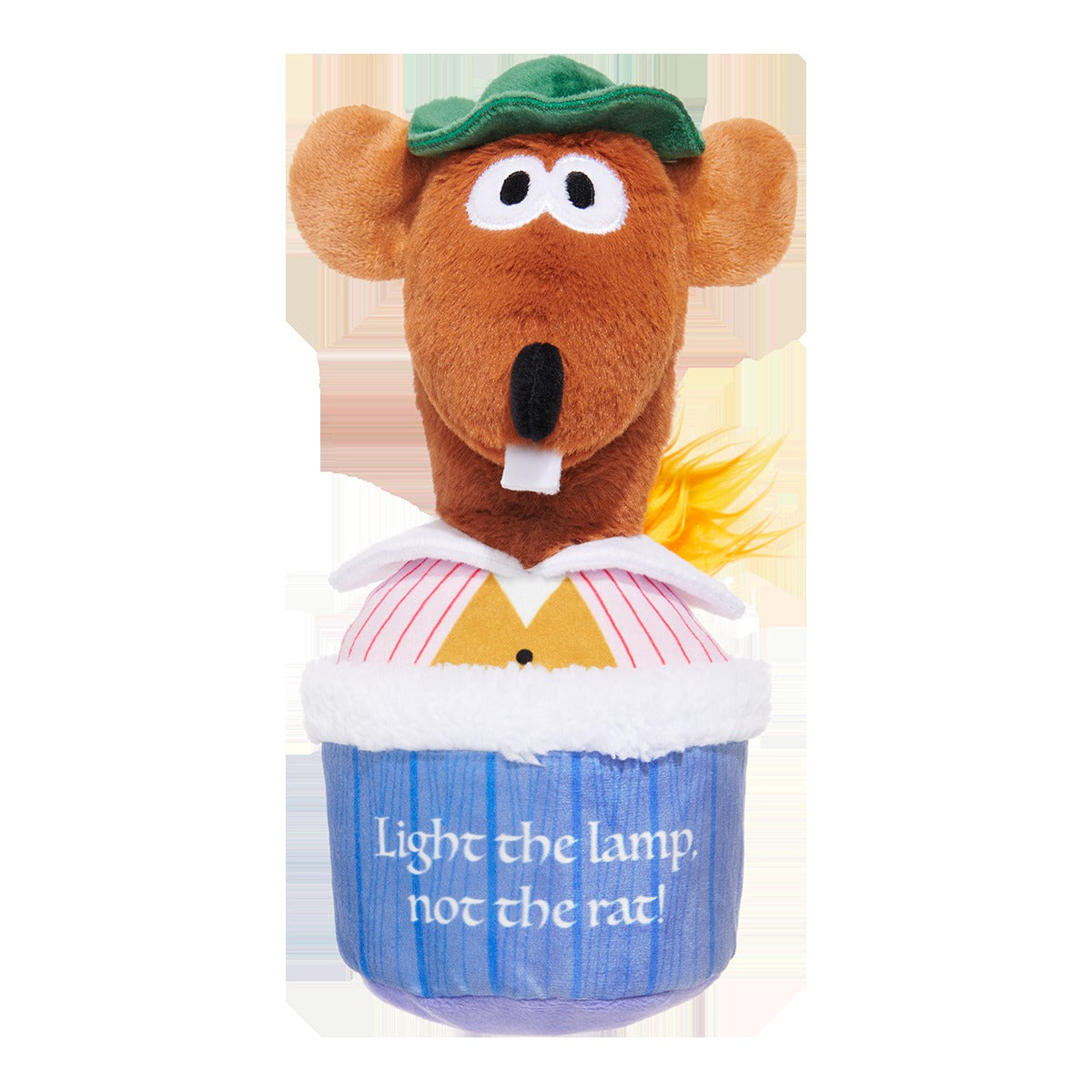 Lamplighter Rizzo the Rat Plush Multi-Part + Enrichment Dog Toy