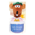 Lamplighter Rizzo the Rat Plush Multi-Part + Enrichment Dog Toy