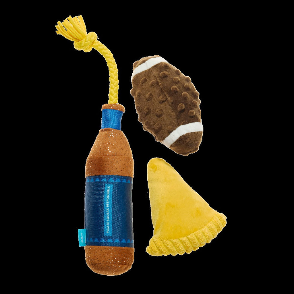 Big Game Bundle Plush Multi-Part + Tug Dog Toy