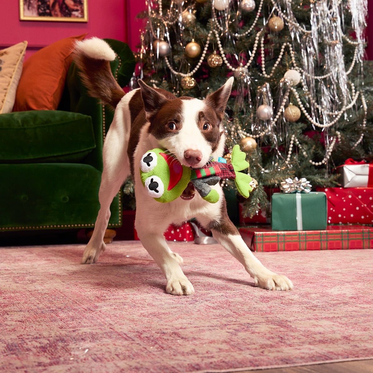 Kermit the Frog as “Bob Catch-It" Plush Tug Dog Toy