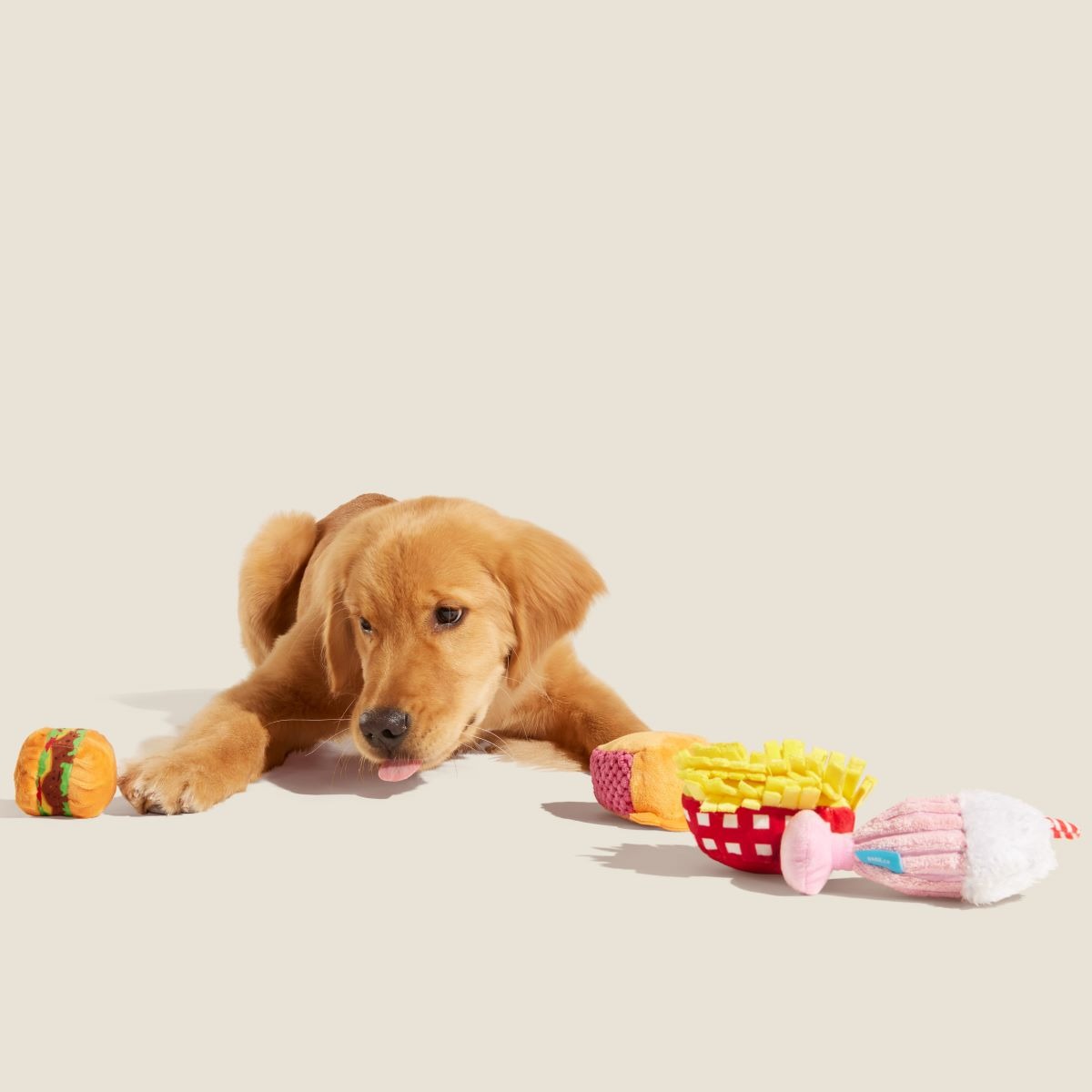 Dine & Dash Bundle Plush Multi-Part Dog Toy