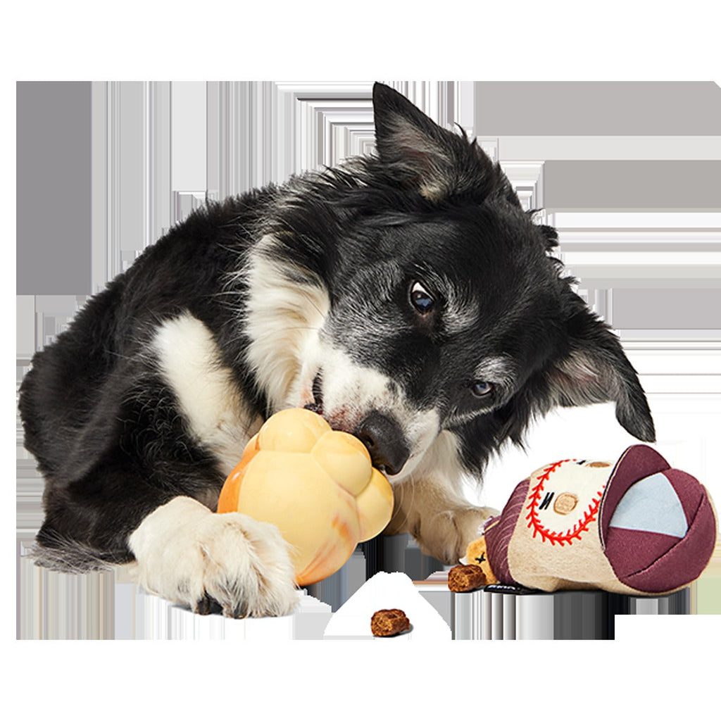 Crackin' Jake Super Chewer Durable 2-in-1 + Enrichment + Fetch Dog Toy