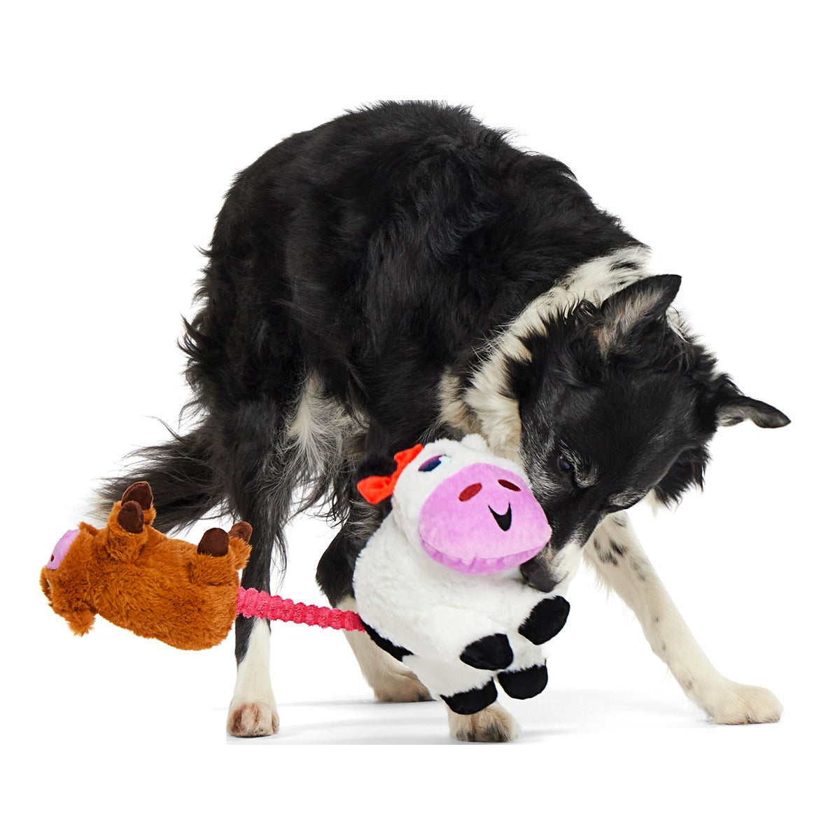 Bertha the Cow Plush Extra-Large Tug Dog Toy