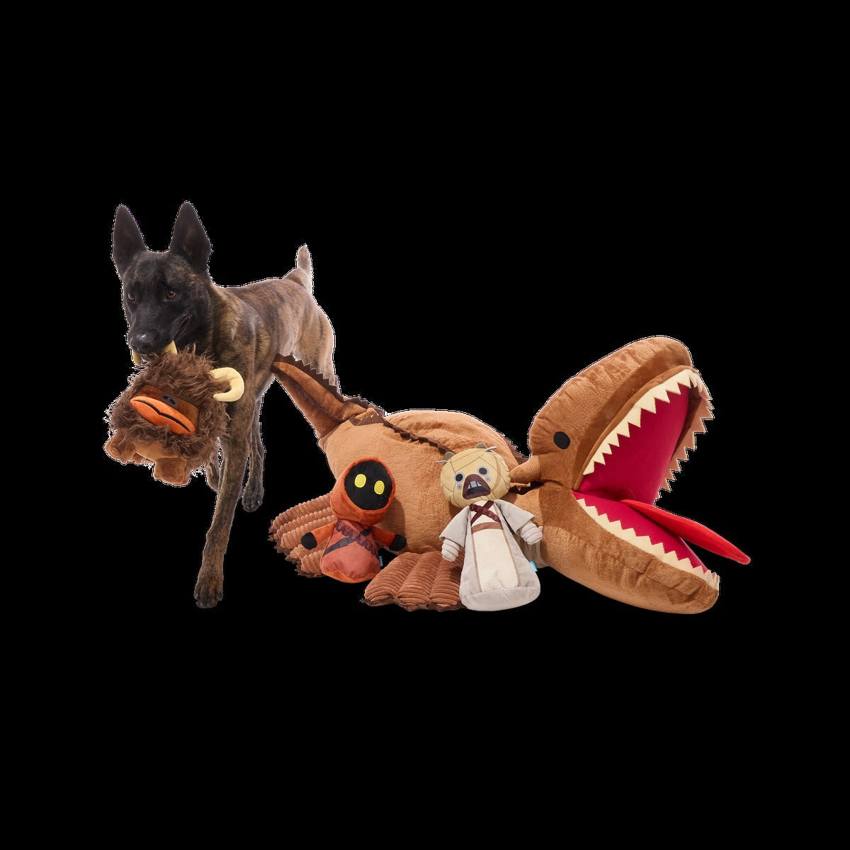 Krayt DragonTM Plush XXXL Multi-Part + Enrichment Dog Toy