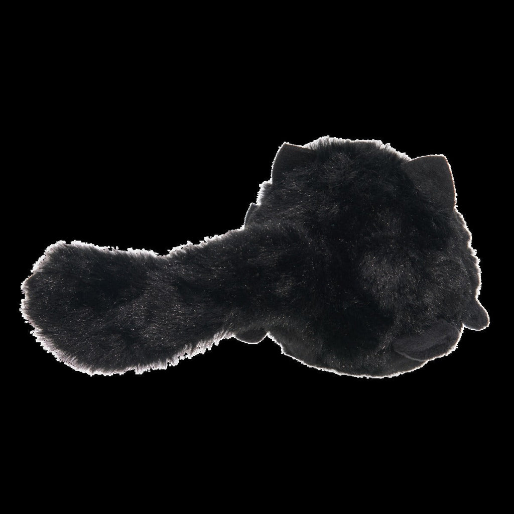 Black Alley Cat Super Chewer Durable 2-in-1 + Tug + Fetch Dog Toy