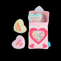Squeak Hearts Plush Multi-Part + Enrichment Dog Toy