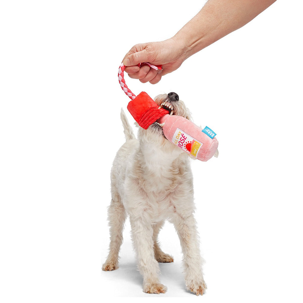 Red Cup Rosé Plush Tug Dog Toy