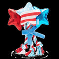 Star Spangles Plush Multi-Part + Tug Dog Toy