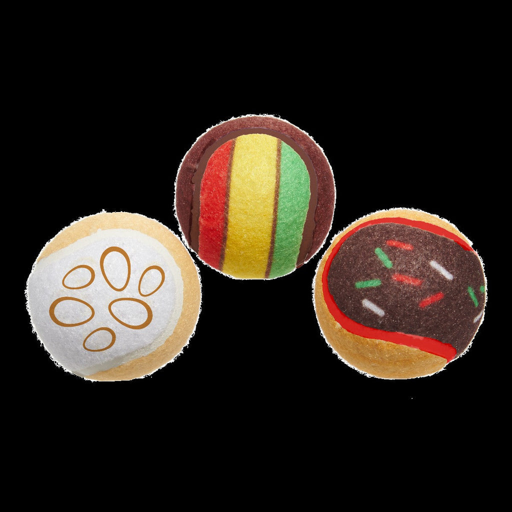 Ballscoti Cookies Plush Multi-Part Fetch Dog Toy
